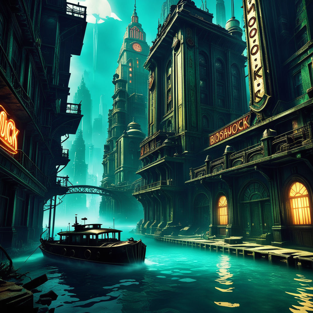 Building a Darker Version of Bioshock Infinite Scene