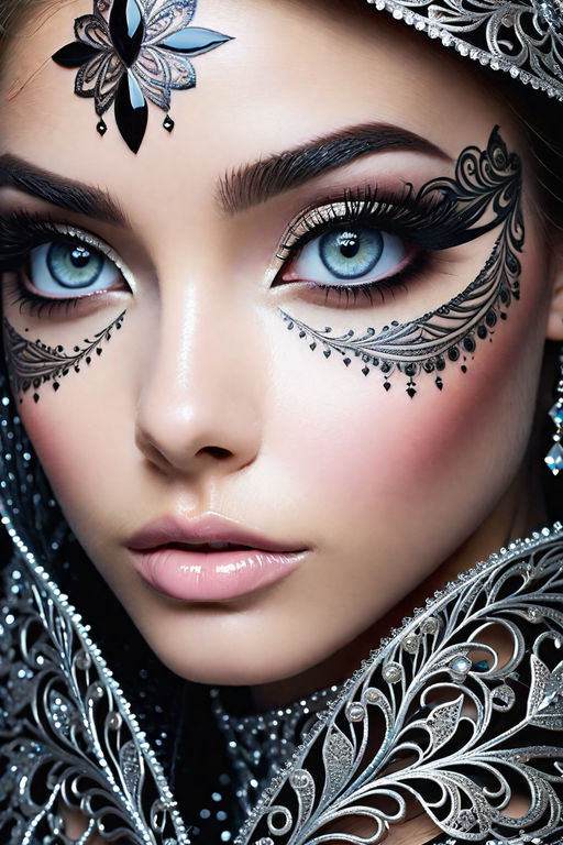 Anime style wide eyes  Anime makeup, Fantasy makeup, Pastel goth makeup