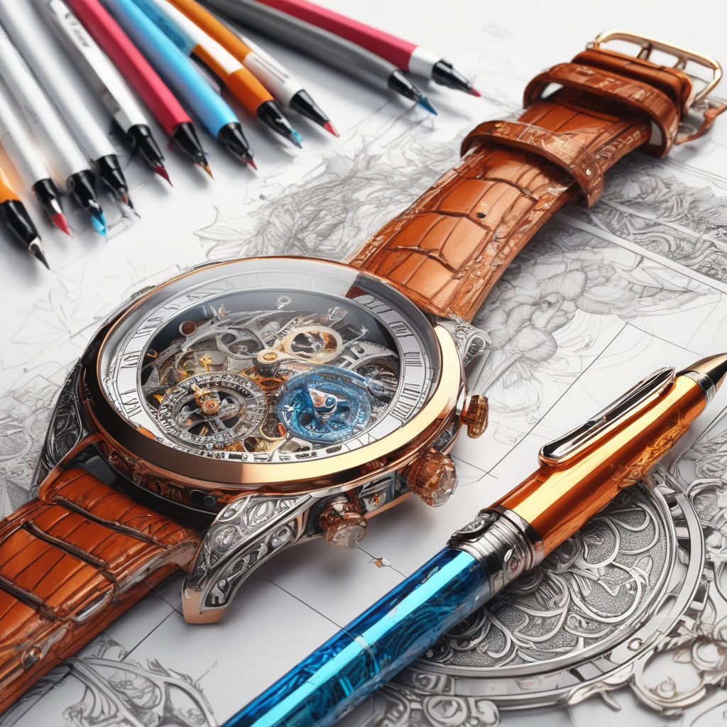 Fossil wrist watch sketch by martinrexbg on DeviantArt