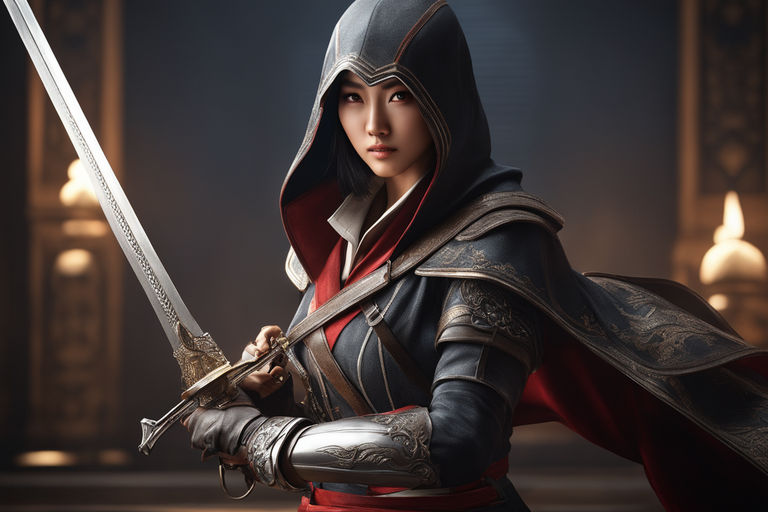 female assassin art