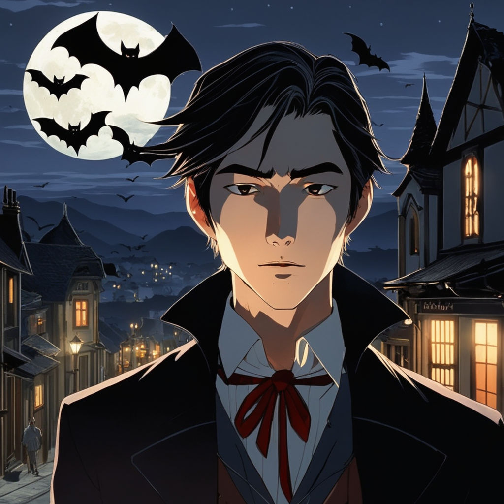 Eternal Shadows: Unleash the dark power of an Alucard-inspired anime vampire