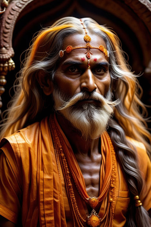 Sadhu Smoking a Cigarette Wrapped in a Blanket · Free Stock Photo