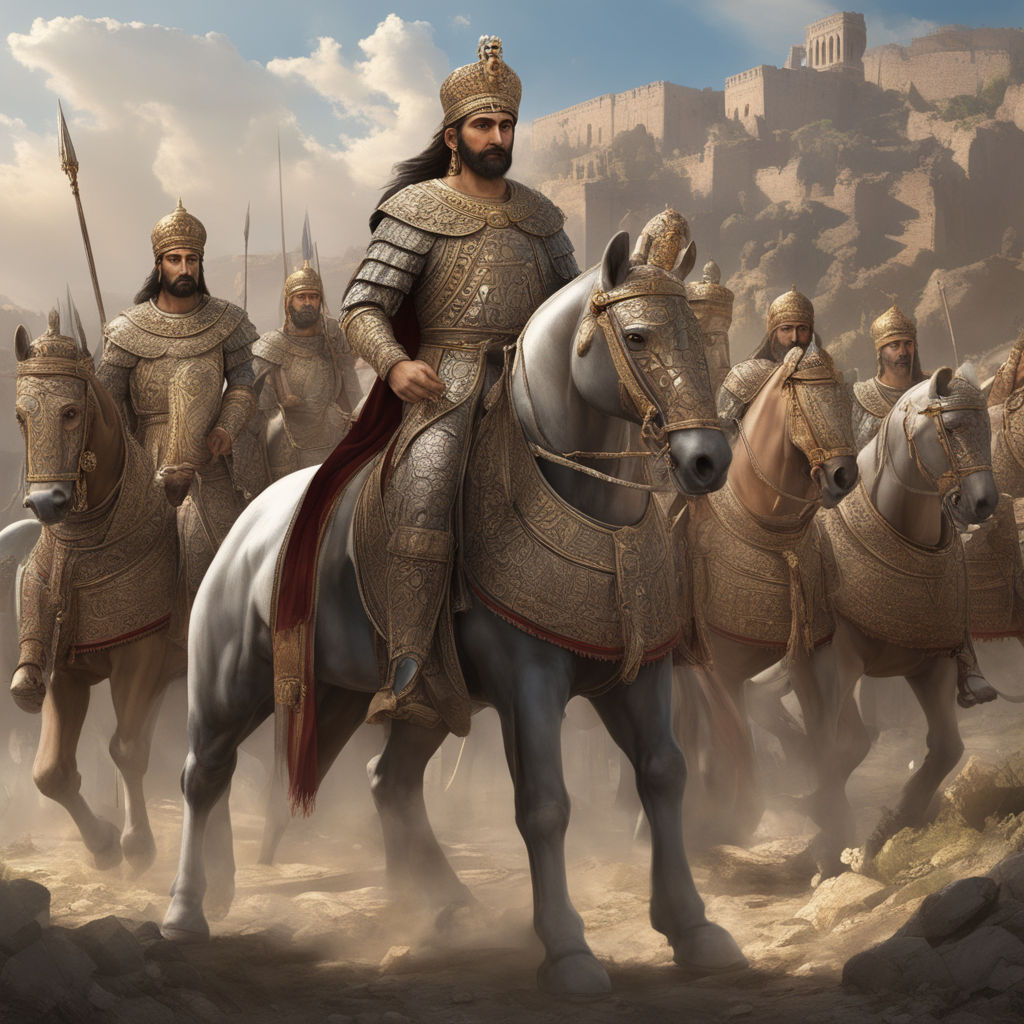 Salah ad-Din (Saladin ) battle of Hattin by Marc Mussat · Putty&Paint |  Warriors wallpaper, Mini paintings, Islamic artwork