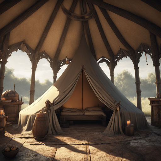 medieval war tent - Playground