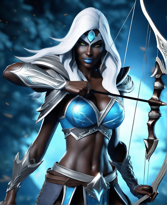 drow ranger dota 2 portrait