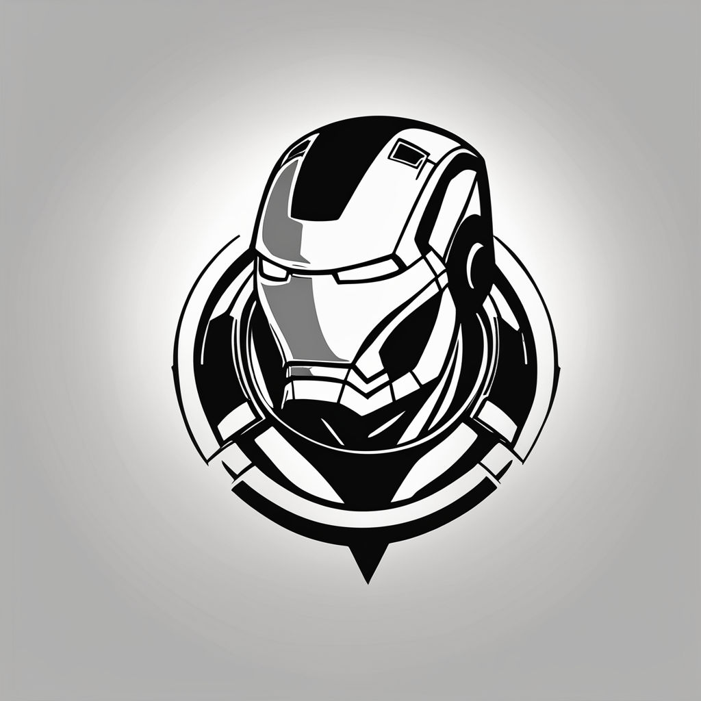 Iron Man Logo drawing free image download