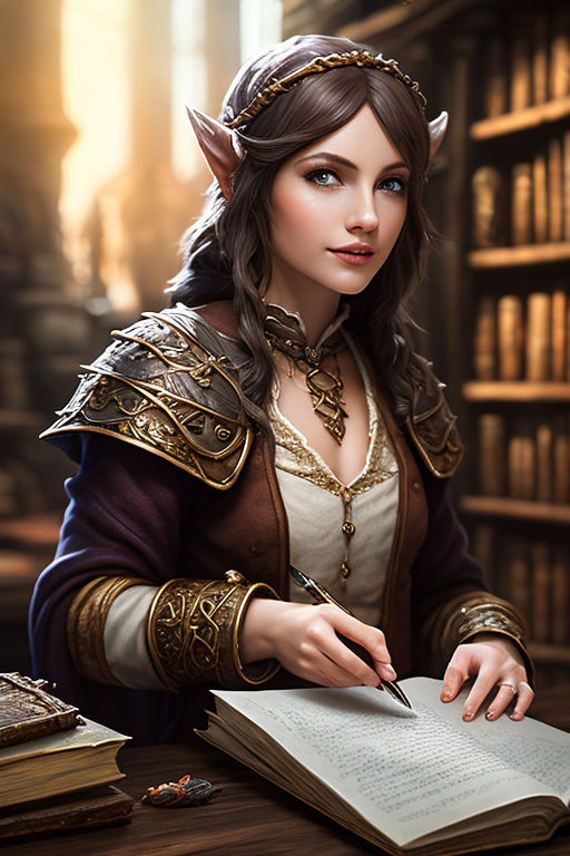 half  elf pathfinder female