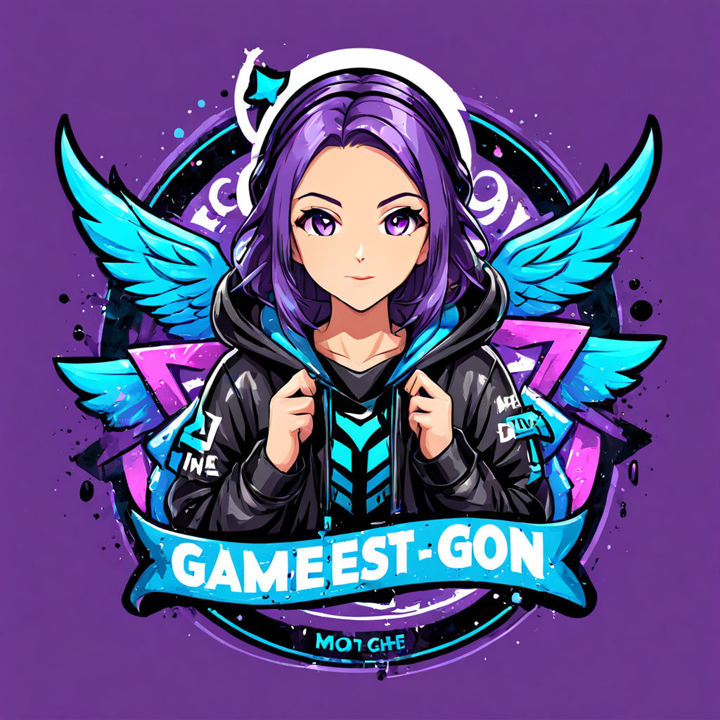 Girl gamers esport logo mascot design 9296100 Vector Art at Vecteezy