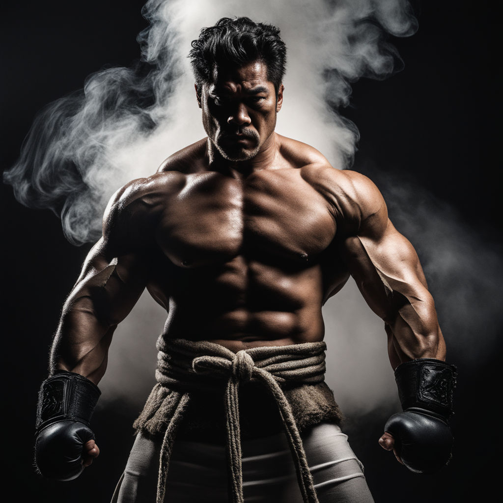 prompthunt: Live action movie, Grappler Baki character, Yujiro Hanma,  Destructive force Ultra Real Detail Cinematic 8K