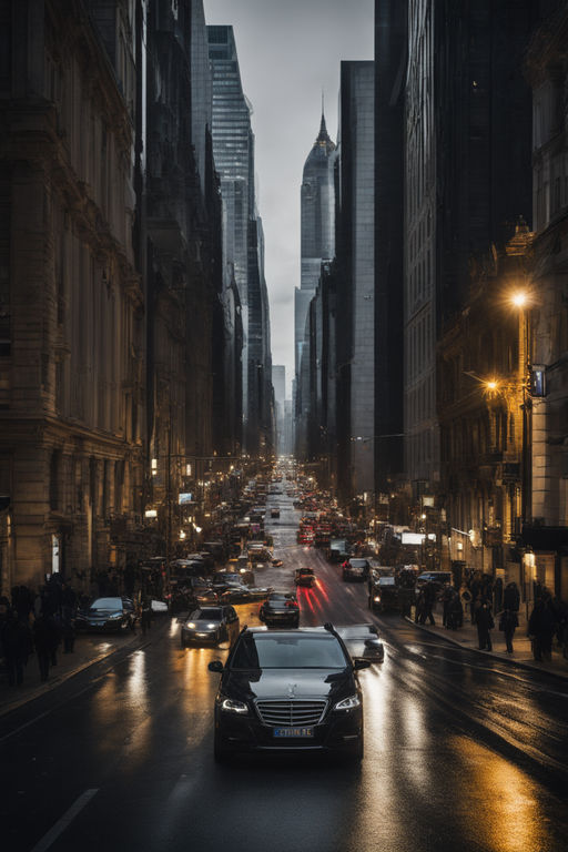 Prompt Tiger walks NYC alley night stars HD