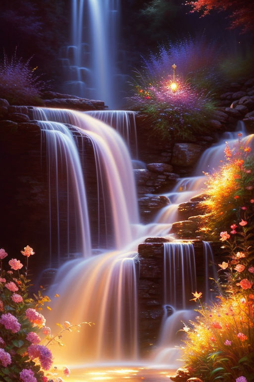 LIWALLPAPER Wallpaper 3D Mural Waterfall Flower Scenery Photo Wallpaper for  Bedrooms and Living Room Decoration 250x175cm : Amazon.co.uk: DIY & Tools
