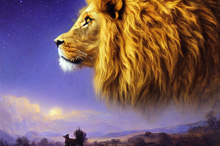 Lion, fantasy, leu, aslan, narnia, HD wallpaper