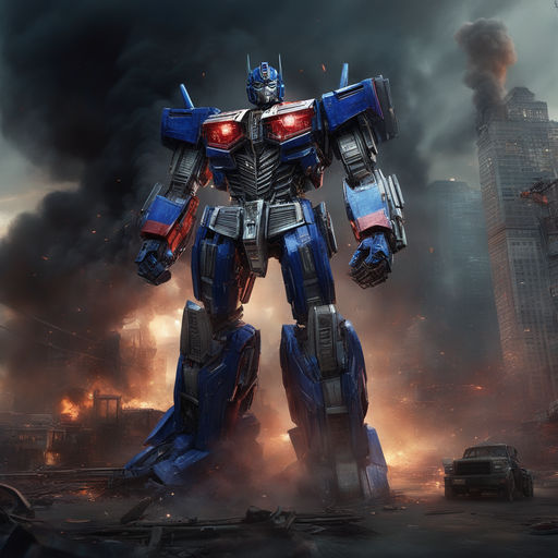 Foto de Como Personagens De Transformers Bumblebee E Optimus Prime