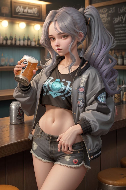 anime drunk bar