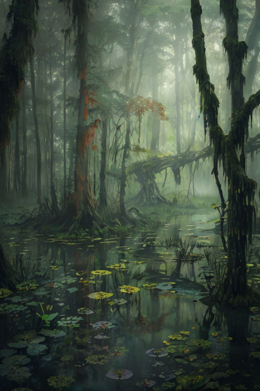 creepy swamp