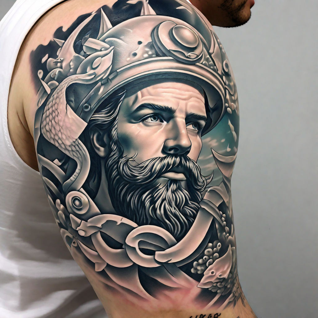 FREEHAND HALF SLEEVE by OFA:... - Happy Sailor Tattoo Tonga | Facebook