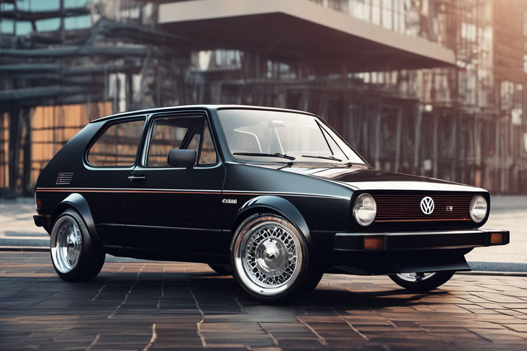 2021 VW Golf GTI Rendered With Mk1 Retro Vibes