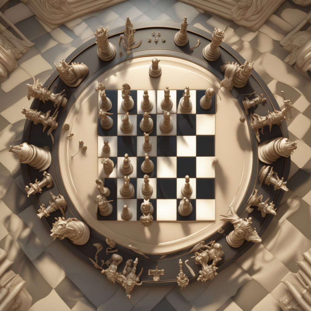 Case Mod - Complete ⭐ - Medieval chess scene by DeKa modder