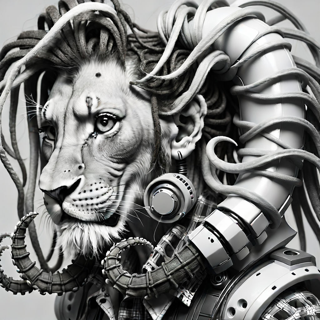 Amazing Tattoo photos - Robot lion tattoo | Facebook