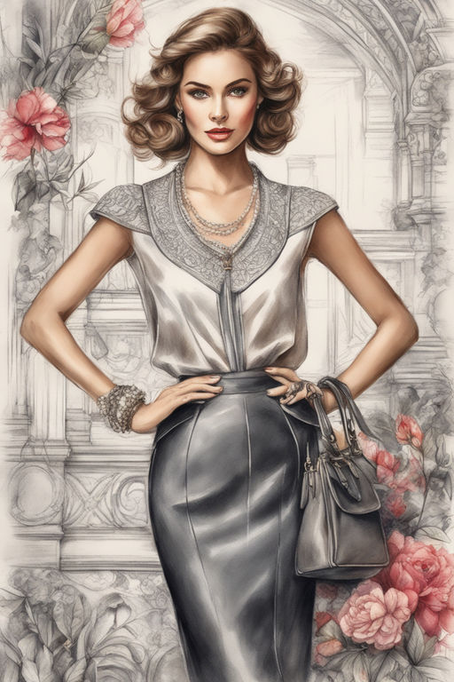 vogue fashion drawings