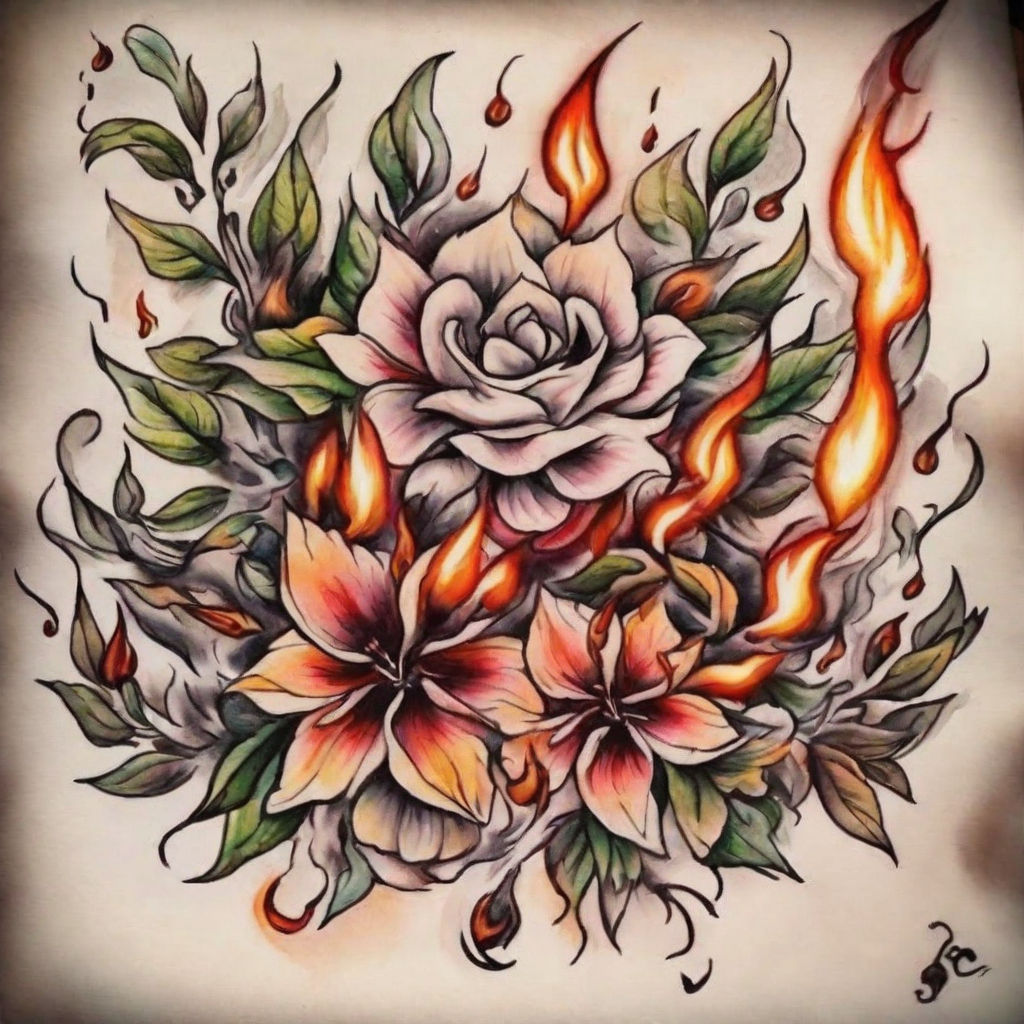 Decades INK - - BURNING ROSE - #art #arte #tattoo #tatuaggio #tatuaggi #ink  #inked #inkiostro #rose #rosetattoo #realistictattoo #realisticrose  #colortattoo #decadesinktattoo | Facebook