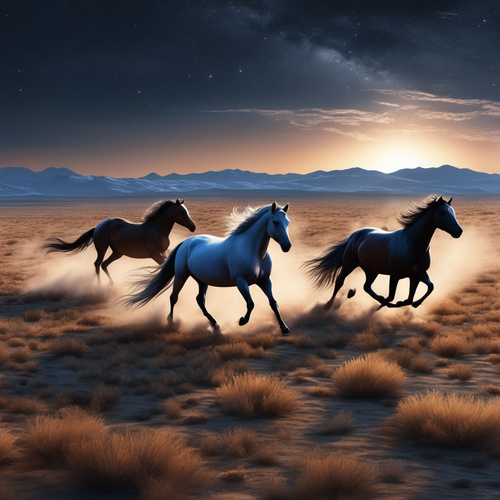 wild horses wallpaper hd