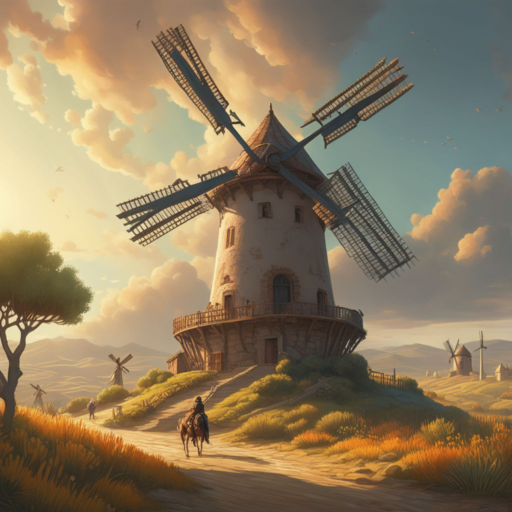 Old Windmill Wallpaper