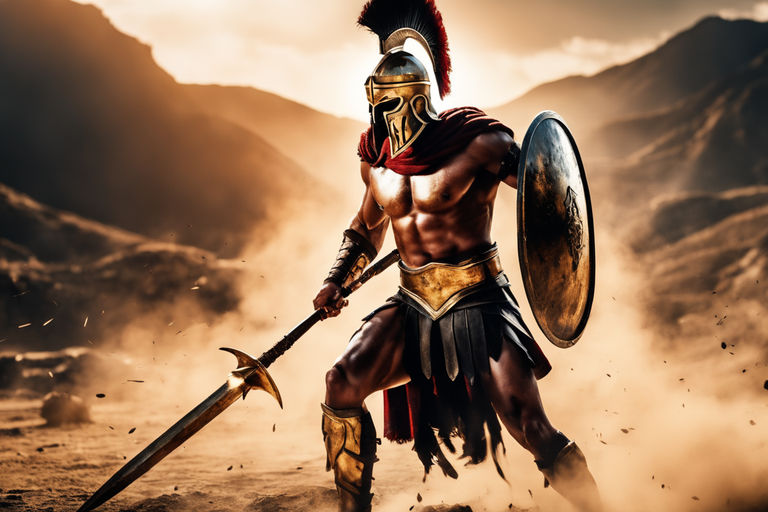 ancient spartan warriors wallpaper