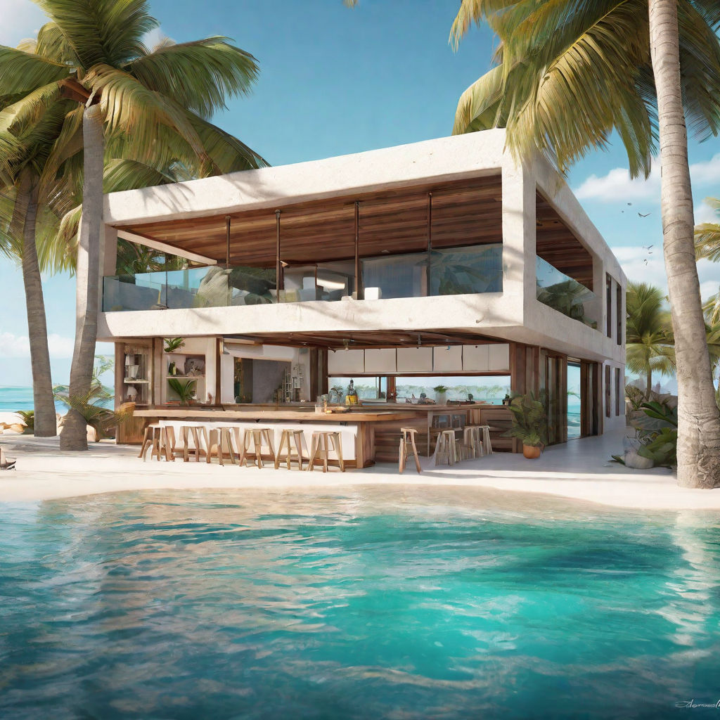 Island House 🌴, Casa en la Isla, Sandbox island