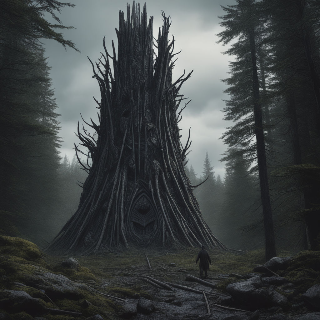 Grafik „Deep Dark Forest“ · Creative Fabrica