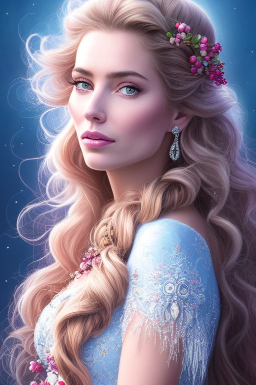 frozen princess ice elsa portrait - Disney my realistic art HD FULL 4K 8K  3D - Digital Art, Childrens Art, Disney - ArtPal