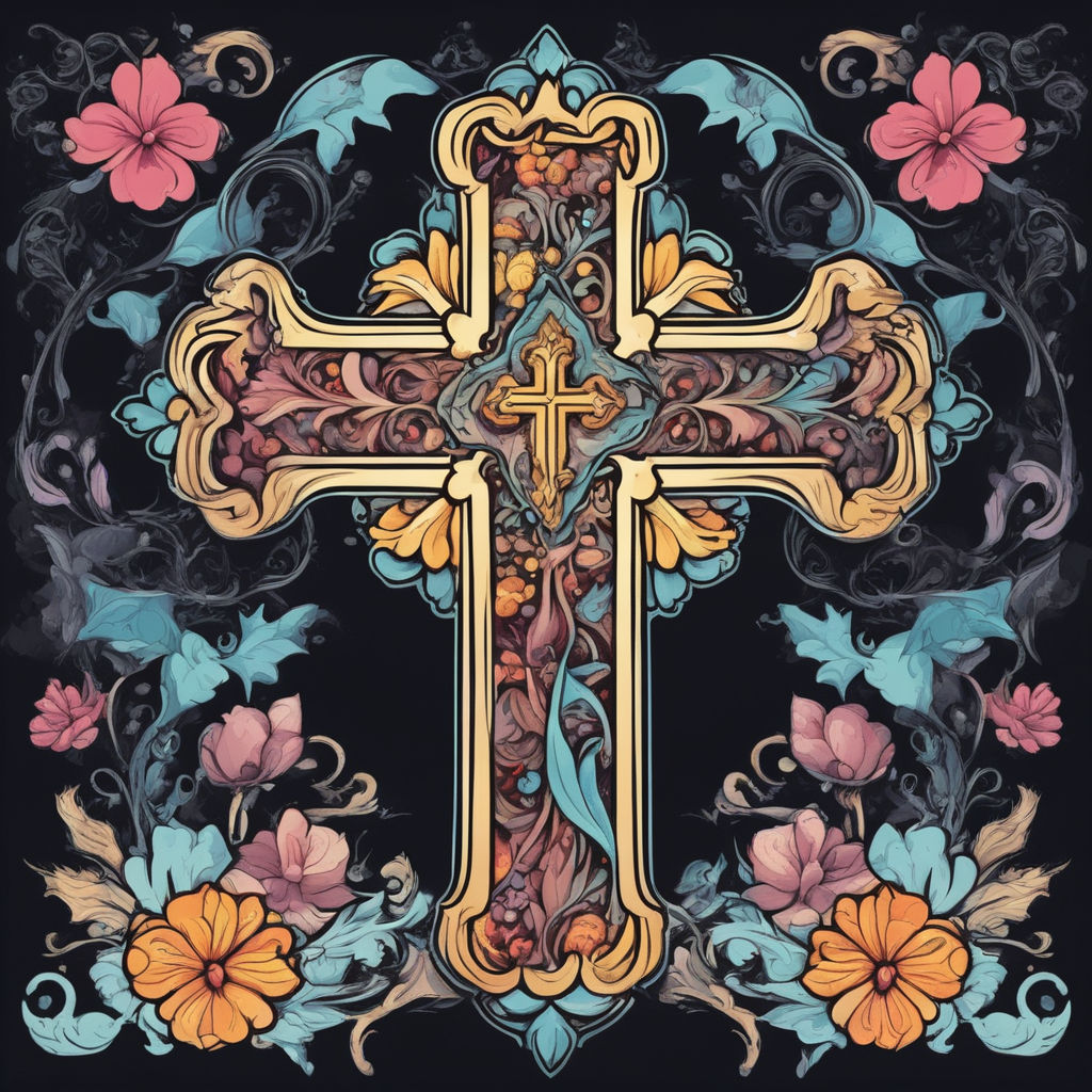 beautiful cross background