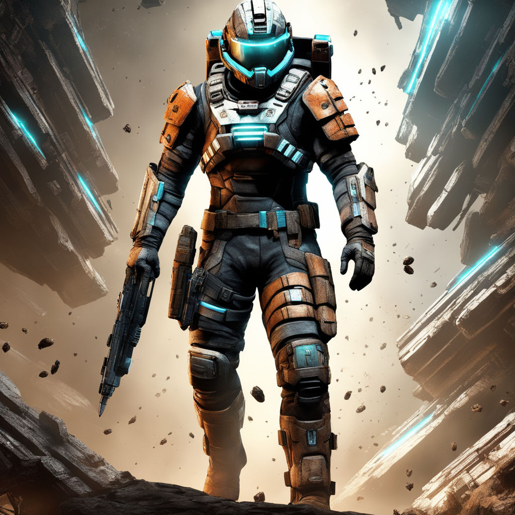 Dead Space Remake Suit LVL 6 Isaac Clarke Full Wearable Armor 3D