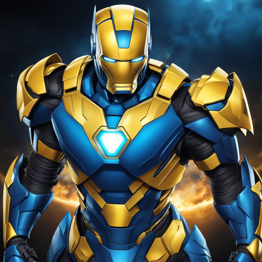 Iron Man Suit Black and Gold | TikTok