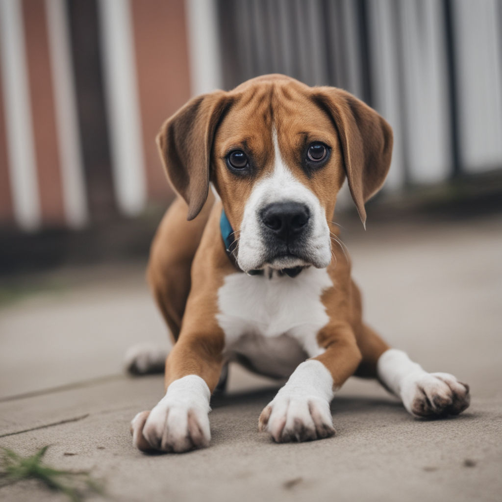 beagle mixed with boxer