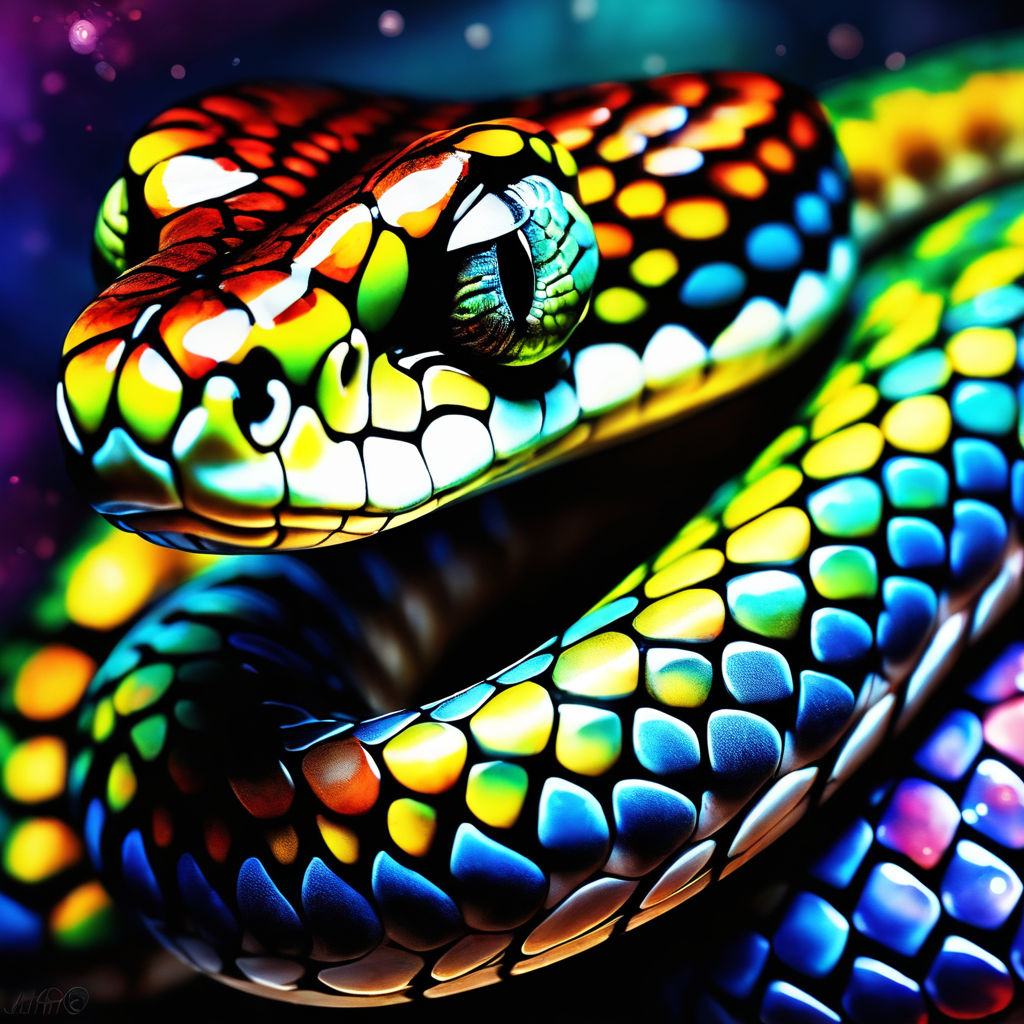 real rainbow snake