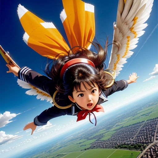 Details more than 54 anime parachute scene  incdgdbentre