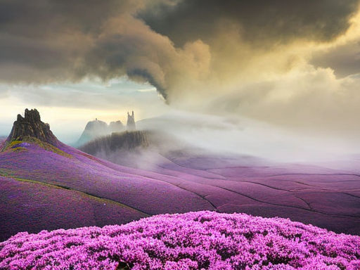 Neelakurinji Flowers Blooms At Santhanpara Shalom hills in Idukki