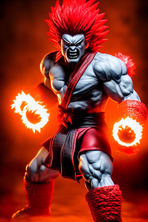 Evil Akuma from Street Fighter 2 - Playground