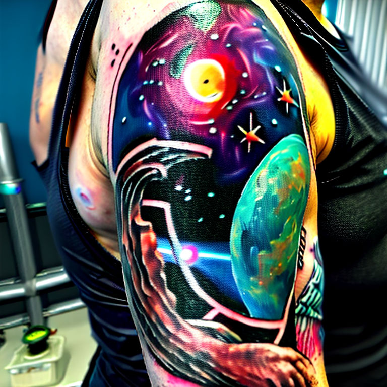 11 Fascinating Space Monkey Tattoos  Tattoodo