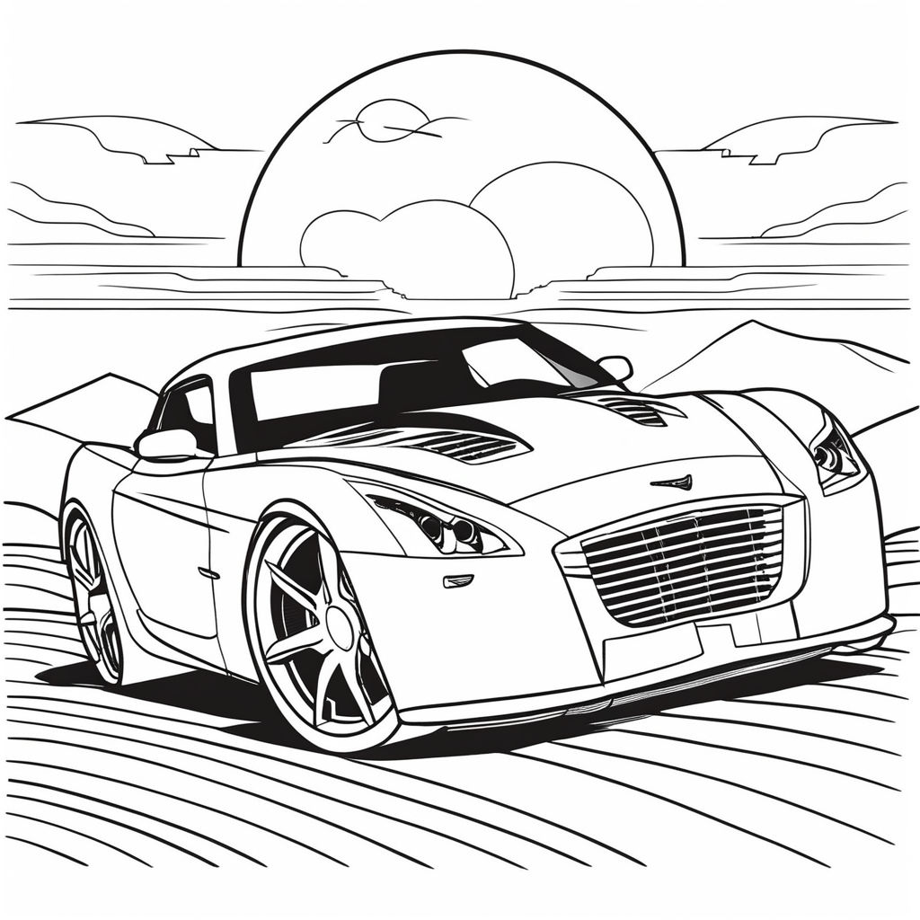 dodge viper coloring pages