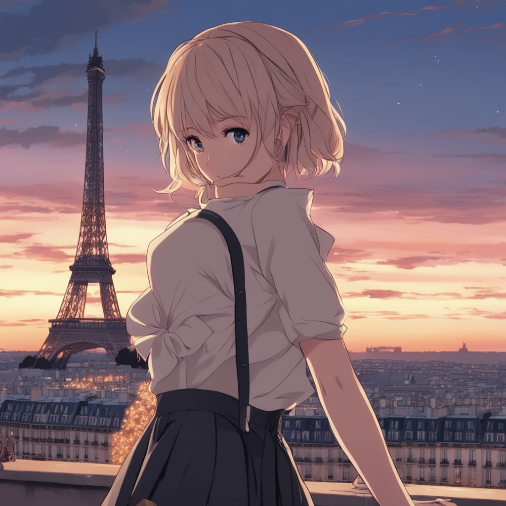 cute aesthetic anime girl profile picture. - Playground