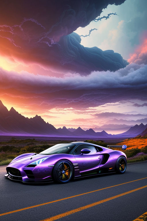 cool purple cars