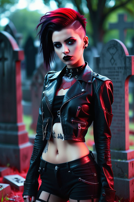 Voraciousmoga Style Goth Girl, Dark Lacey Clothing & More, AI Art  Generator