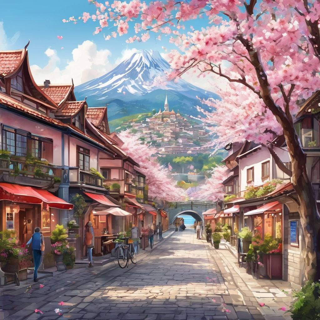 Wallpaper : ruin, anime, town, grass 1920x1080 - Hanako - 1867799 - HD  Wallpapers - WallHere