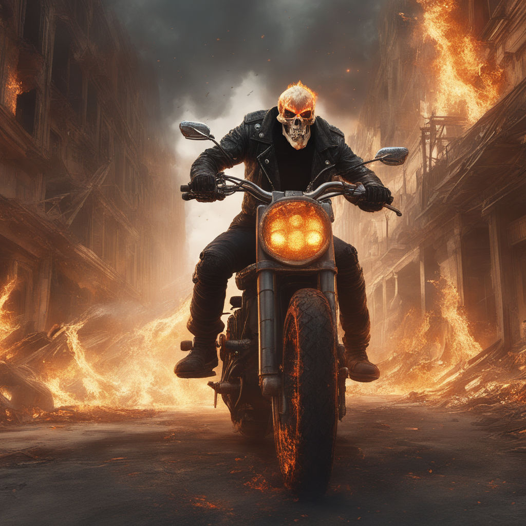 ghost rider red flame