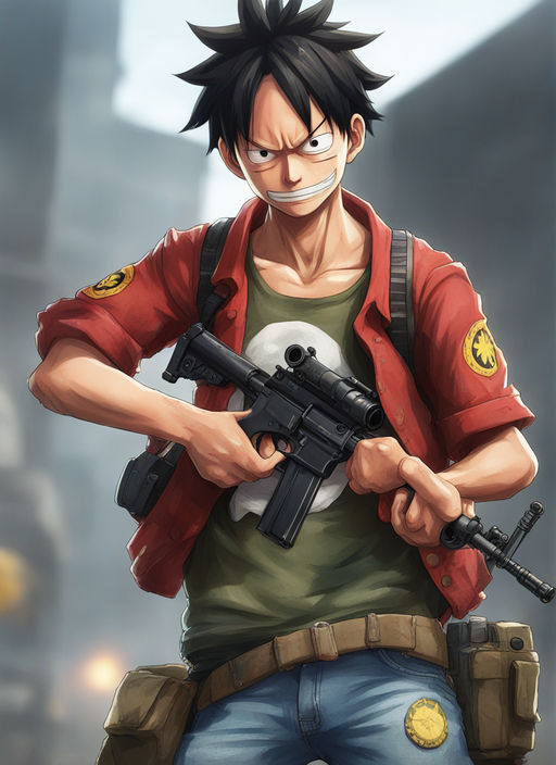 Ai Upscaled Gear 5 Luffy Stance 4k (Wallpaper Engine