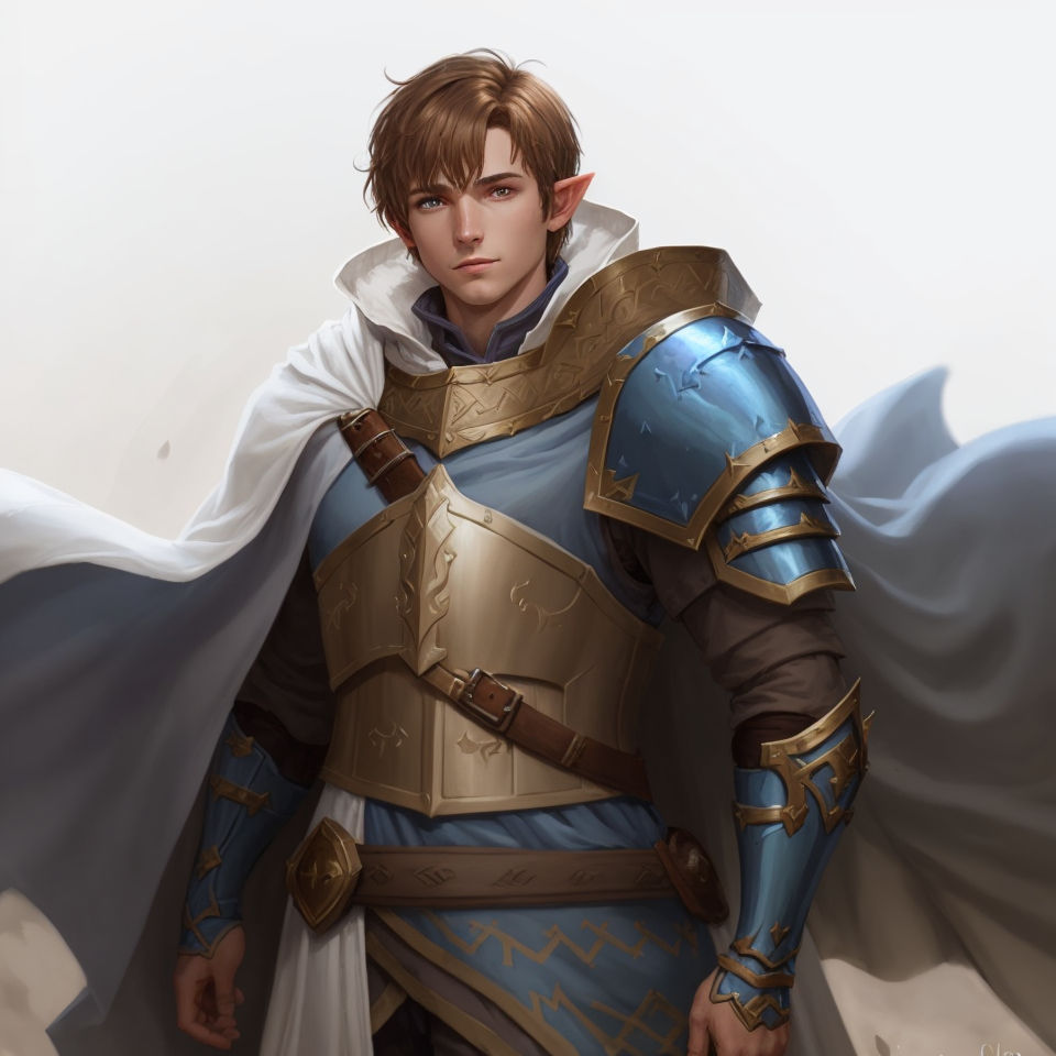 dandd male paladin