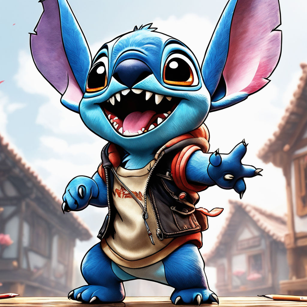 ArtStation - Disney Stitch Pen