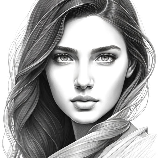 Beautiful Girl - pencil sketch Drawing by Bhagyashree Sagar